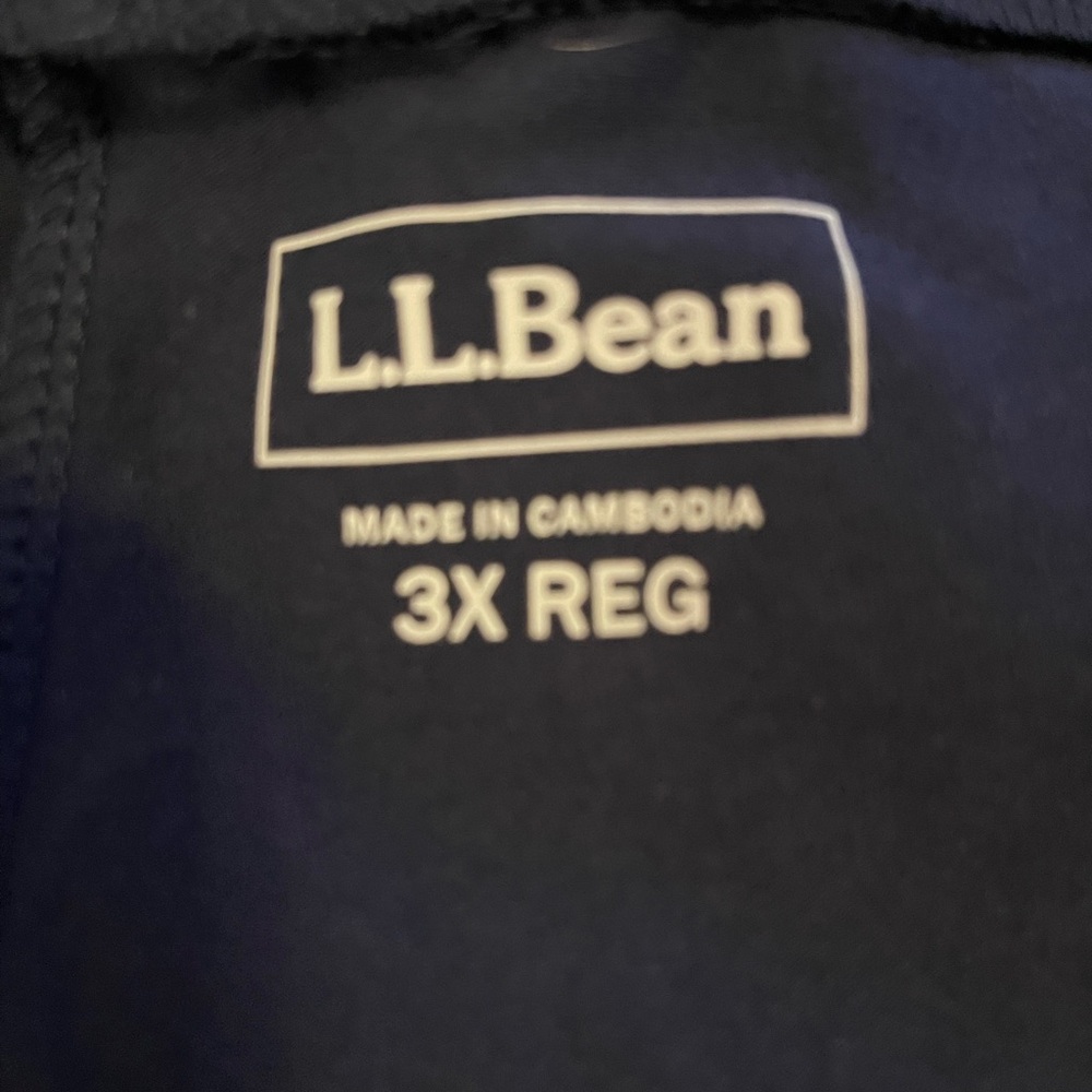 LL Bean Women’s Perfect Pants Straight Leg Classic Navy Size 3X Pull On NWT - Picture 6 of 8